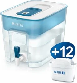 BRITA - Waterfilterkan - Flow Cool - Blauw - 8,2L + 12 Pack MAXTRA+ Waterfilterpatronen - Voordeelverpakking -Brita Verkoopwinkel 1111x1200 2