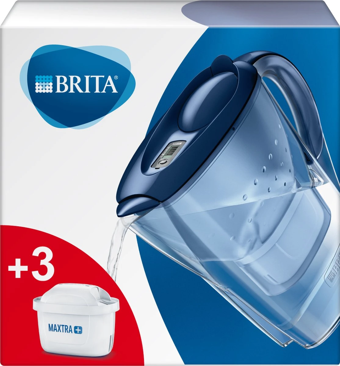 BRITA - Waterfilterkan Marella Cool - Blauw - 2,4L + 3 MAXTRA+ Waterfilterpatronen 6 BRITA - Waterfilterkan Marella Cool - Blauw - 2,4L + 3 MAXTRA+ Waterfilterpatronen - Afbeelding 6