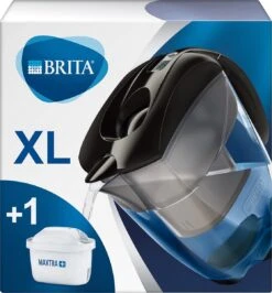BRITA - Waterfilterkan Elemaris - Zwart - 3,5L - Inclusief 1 Maxtra+ Waterfilterpatroon