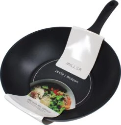 Miller Keramische Wokpan Inductie Ø 28 Cm - Alle Warmtebronnen - Anti Aanbaklaag -Brita Verkoopwinkel 1157x1200