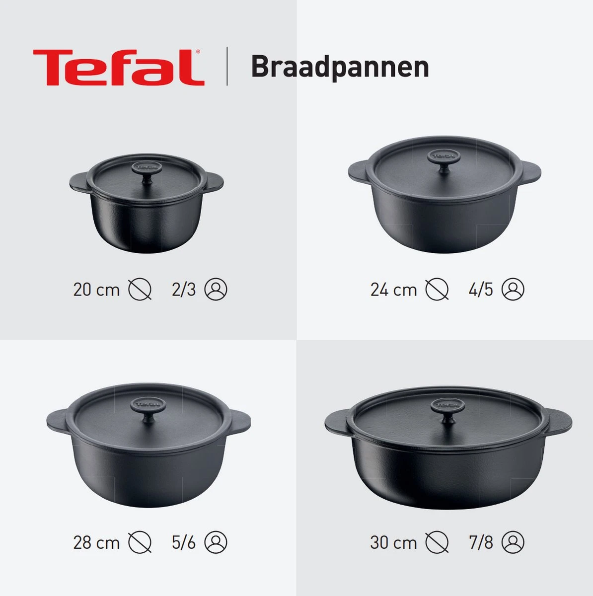 Tefal Trattoria Braadpan - Ø28 Cm - Inclusief Deksel 19 Tefal Trattoria Braadpan - Ø28 Cm - Inclusief Deksel - Afbeelding 19