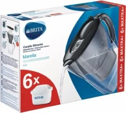 BRITA - Waterfilterkan Marella Cool - Grafiet - 2,4L + 6 MAXTRA+ Waterfilterpatronen -Brita Verkoopwinkel 1200x1082