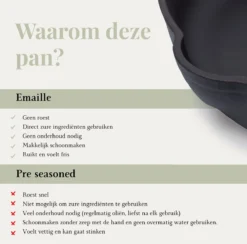 Belluci - Ø26cm - Koekenpan - Skillet + Deksel Geëmailleerde Gietijzeren Pan Voor BBQ En Inductie Incl. Accessoires - Hapjespan - Braadpan -Brita Verkoopwinkel 1200x1187 10