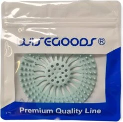 WiseGoods - Haarstopper - Haarvanger - Douche Zeef - Douche Filter - Haarfilter - Douche Afvoer - Siliconen - Blauw -Brita Verkoopwinkel 1200x1190