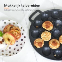 Ocina Poffertjespan – Combo Pack – 19 Poffertjes – Poffertjesmaker – Poffertjespan Inductie – Poffertjespan Electrisch – Gietijzeren Pan - Inclusief Doseerfles, Handvaten, 6x Poffertjesvorken En Invetkwast – Gratis Receptenboek 18 Ocina Poffertjespan – Combo Pack – 19 Poffertjes – Poffertjesmaker – Poffertjespan Inductie – Poffertjespan Electrisch – Gietijzeren Pan - Inclusief Doseerfles, Handvaten, 6x Poffertjesvorken En Invetkwast – Gratis Receptenboek -Brita Verkoopwinkel 1200x1198 11