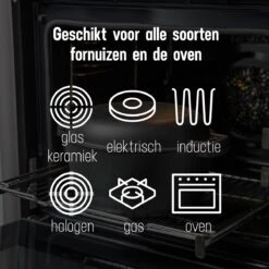 Daumonet Ducasse Gietijzeren Double Use Braadpan - Combi Sudderpan Zwart - 2-in-1 Bak- En Braadpan - PFAS & PFOA Vrij - Rond - Ø 26 Cm - 4,4 Liter - Emaille - Alle Warmtebronnen - Elektrisch - Gas - Halogeen - Inductie - Keramisch 19 Daumonet Ducasse Gietijzeren Double Use Braadpan - Combi Sudderpan Zwart - 2-in-1 Bak- En Braadpan - PFAS & PFOA Vrij - Rond - Ø 26 Cm - 4,4 Liter - Emaille - Alle Warmtebronnen - Elektrisch - Gas - Halogeen - Inductie - Keramisch -Brita Verkoopwinkel 1200x1199 7