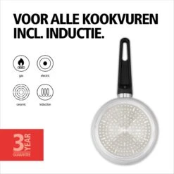BRABANTIA INDU+ Steelpan Met Deksel - Keramische Antiaanbaklaag - Ø 16 Cm - Inductie - Pfas Vrij -Brita Verkoopwinkel 1200x1200 183
