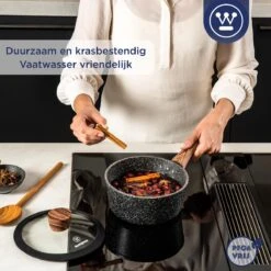 Westinghouse Steelpan Inductie - Ø 20 Cm - Zwart Marmer - Speciale Editie -Brita Verkoopwinkel 1200x1200 194