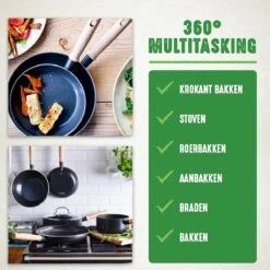 GreenChef Vintage Steelpan 16cm/1.6L - Zwart - Inductie - PFAS-vrij -Brita Verkoopwinkel 1200x1200 198