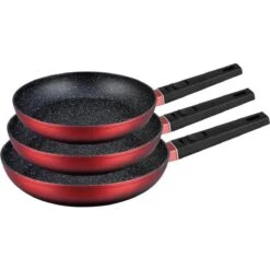 Royal Swiss Koekenpannenset 3-delig (rood) Marmeren Coating -Brita Verkoopwinkel 1200x1200 216