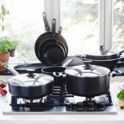 GreenPan Cambridge Koekenpannenset Ø 20cm + Ø 28cm - Zwart - Inductie - PFAS-vrij -Brita Verkoopwinkel 1200x1200 221