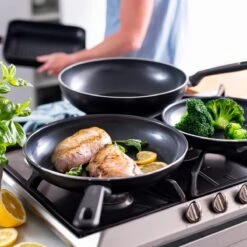 GreenPan Memphis Koekenpannenset - 3-delig - Zwart - Inductie - PFAS-vrij -Brita Verkoopwinkel 1200x1200 249