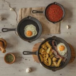 Blackwell Koekenpannenset - Gietijzer - ø 16, 20 En 25 Cm - Zonder Anti-aanbaklaag -Brita Verkoopwinkel 1200x1200 335