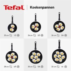 Tefal Ultimum - Pannenset - 3 Stuks | Koekenpan 24cm | Koekenpan 28cm | Wokpan 28cm | INDUCTIE - PFAS-vrij -Brita Verkoopwinkel 1200x1200 351