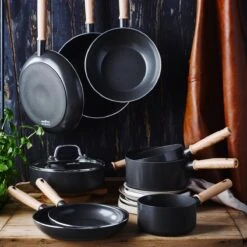 GreenChef Vintage Wokpan 28cm/3.7L - Zwart - Inductie - PFAS-vrij -Brita Verkoopwinkel 1200x1200 383