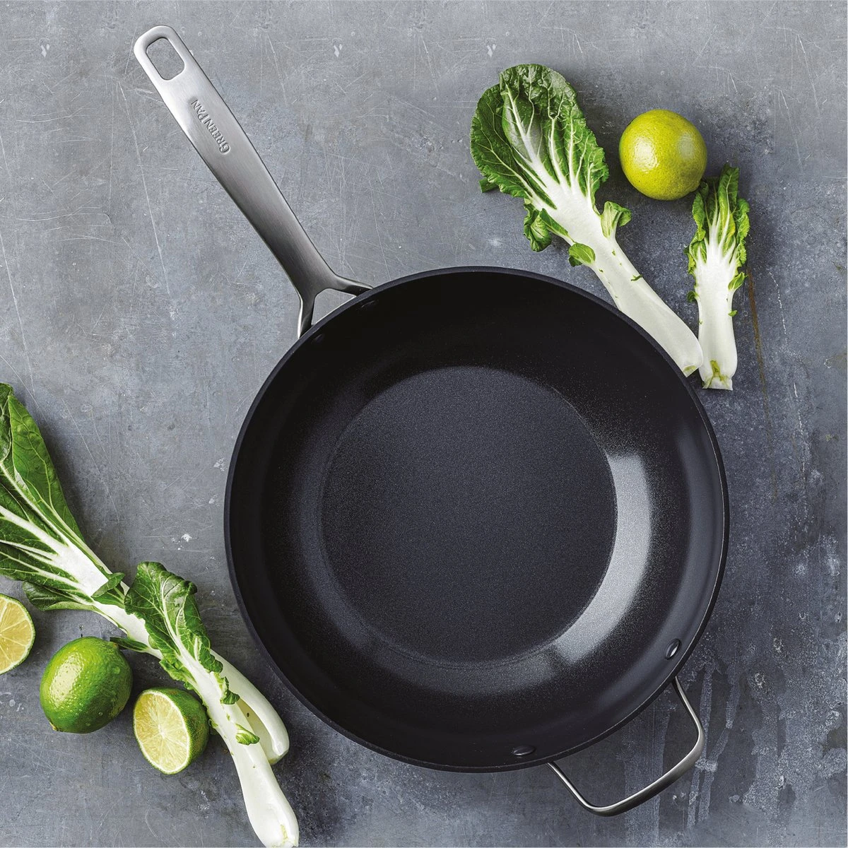 GreenPan Copenhagen Wok Met Extra Handvat 30cm/4.8L 18 GreenPan Copenhagen Wok Met Extra Handvat 30cm/4.8L - Afbeelding 18