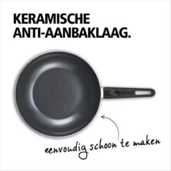 BRABANTIA INDU+ Wokpan - Keramische Antiaanbaklaag - Ø 28 Cm - Inductie - Pfas Vrij -Brita Verkoopwinkel 1200x1200 475