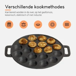Ocina Poffertjespan– 19 Poffertjes – Poffertjesmaker – Poffertjespan Inductie – Poffertjespan Electrisch – Gietijzeren Pan – Inclusief Warmtebestendige Handvaten– Gratis Receptenboek 13 Ocina Poffertjespan– 19 Poffertjes – Poffertjesmaker – Poffertjespan Inductie – Poffertjespan Electrisch – Gietijzeren Pan – Inclusief Warmtebestendige Handvaten– Gratis Receptenboek -Brita Verkoopwinkel 1200x1200 494