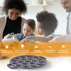 CuisiNoon® Poffertjespan Premium - Complete Poffertjesmaker Set - Inclusief Bakboek 11 CuisiNoon® Poffertjespan Premium - Complete Poffertjesmaker Set - Inclusief Bakboek -Brita Verkoopwinkel 1200x1200 502