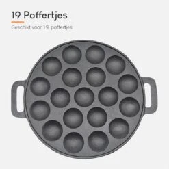 Ocina Poffertjespan – Combo Pack – 19 Poffertjes – Poffertjesmaker – Poffertjespan Inductie – Poffertjespan Electrisch – Gietijzeren Pan - Inclusief Doseerfles, Handvaten, 6x Poffertjesvorken En Invetkwast – Gratis Receptenboek 12 Ocina Poffertjespan – Combo Pack – 19 Poffertjes – Poffertjesmaker – Poffertjespan Inductie – Poffertjespan Electrisch – Gietijzeren Pan - Inclusief Doseerfles, Handvaten, 6x Poffertjesvorken En Invetkwast – Gratis Receptenboek -Brita Verkoopwinkel 1200x1200 525