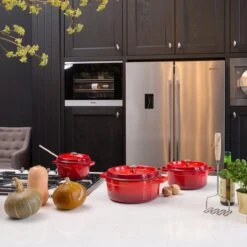 Sola Braadpan Gietijzer - Ø 20 Cm - Oranje/Rood - Gietijzer - Extra Zware Bodem -Brita Verkoopwinkel 1200x1200 559