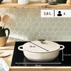 Tefal LOV Lage Braadpan - 3.8L - Ø28 Cm - Beige -Brita Verkoopwinkel 1200x1200 562