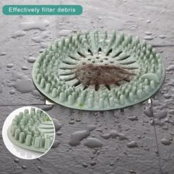 WiseGoods - Haarstopper - Haarvanger - Douche Zeef - Douche Filter - Haarfilter - Douche Afvoer - Siliconen - Blauw -Brita Verkoopwinkel 1200x1200 6