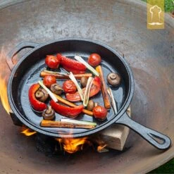 Chefarone Gietijzeren Pan - 2-in-1 Braadpan Inclusief Deksel - Geschikt Voor Alle Warmtebronnen -Brita Verkoopwinkel 1200x1200 622