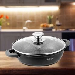 Cheffinger 28cm Lage Kookpot / Braadpan - CF-SC28 11 Cheffinger 28cm Lage Kookpot / Braadpan - CF-SC28 -Brita Verkoopwinkel 1200x1200 629
