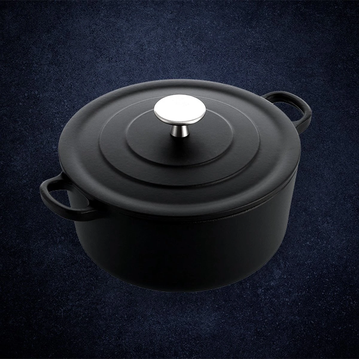 Royal Van Kempen & Begeer - Hoge Braadpan - 22cm - Mat Gietijzer Braadpan Met Stevige Grepen En Roestvrijstalen Knop - Kan In De Oven Tot 260 Graden Celsius (inclusief Deksel) - Geschikt Voor Alle Warmtebronnen Inclusief Inductie 1 Royal Van Kempen & Begeer - Hoge Braadpan - 22cm - Mat Gietijzer Braadpan Met Stevige Grepen En Roestvrijstalen Knop - Kan In De Oven Tot 260 Graden Celsius (inclusief Deksel) - Geschikt Voor Alle Warmtebronnen Inclusief Inductie