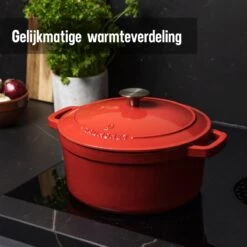 Daumonet Carême Rouge Gietijzeren Braadpan - Sudderpan Kersen Rood - Rond - Ø26 Cm - 4,4 Liter - PFAS & PFOA Vrij - Emaille - Geschikt Voor Alle Warmtebronnen - Elektrisch - Gas - Halogeen - Inductie - Keramisch - Vaatwasserbestendig 15 Daumonet Carême Rouge Gietijzeren Braadpan - Sudderpan Kersen Rood - Rond - Ø26 Cm - 4,4 Liter - PFAS & PFOA Vrij - Emaille - Geschikt Voor Alle Warmtebronnen - Elektrisch - Gas - Halogeen - Inductie - Keramisch - Vaatwasserbestendig -Brita Verkoopwinkel 1200x1200 654