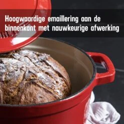 Daumonet Carême Rouge Gietijzeren Braadpan - Sudderpan Kersen Rood - Rond - Ø26 Cm - 4,4 Liter - PFAS & PFOA Vrij - Emaille - Geschikt Voor Alle Warmtebronnen - Elektrisch - Gas - Halogeen - Inductie - Keramisch - Vaatwasserbestendig 18 Daumonet Carême Rouge Gietijzeren Braadpan - Sudderpan Kersen Rood - Rond - Ø26 Cm - 4,4 Liter - PFAS & PFOA Vrij - Emaille - Geschikt Voor Alle Warmtebronnen - Elektrisch - Gas - Halogeen - Inductie - Keramisch - Vaatwasserbestendig -Brita Verkoopwinkel 1200x1200 656