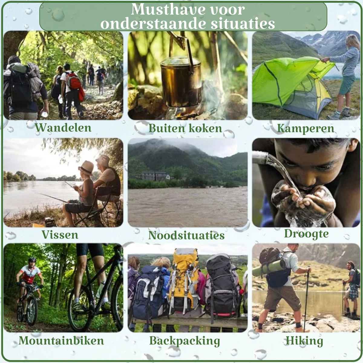 Waterfilter Survival Steddy Pro - Zuiver Gratis Drinkwater - Waterfles Waterzuivering - Waterfilter Kraan - Outdoor - FILTER 4000 LITER! 8 Waterfilter Survival Steddy Pro - Zuiver Gratis Drinkwater - Waterfles Waterzuivering - Waterfilter Kraan - Outdoor - FILTER 4000 LITER! - Afbeelding 8