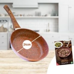 Livington Copper & Stone Pan - 24cm Koekenpan- Anti-aanbaklaag En Krasbestendig - Graniet Look - Binnenste Steenlaag Voor Perfecte Warmteverdeling - Geschikt Voor Ceran, Gas, Elektrisch, Inductie 17 Livington Copper & Stone Pan - 24cm Koekenpan- Anti-aanbaklaag En Krasbestendig - Graniet Look - Binnenste Steenlaag Voor Perfecte Warmteverdeling - Geschikt Voor Ceran, Gas, Elektrisch, Inductie -Brita Verkoopwinkel 1200x1200 733