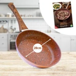 Livington Copper & Stone Pan - 24cm Koekenpan- Anti-aanbaklaag En Krasbestendig - Graniet Look - Binnenste Steenlaag Voor Perfecte Warmteverdeling - Geschikt Voor Ceran, Gas, Elektrisch, Inductie 19 Livington Copper & Stone Pan - 24cm Koekenpan- Anti-aanbaklaag En Krasbestendig - Graniet Look - Binnenste Steenlaag Voor Perfecte Warmteverdeling - Geschikt Voor Ceran, Gas, Elektrisch, Inductie -Brita Verkoopwinkel 1200x1200 735