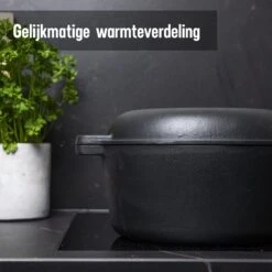 Daumonet Ducasse Gietijzeren Double Use Braadpan - Combi Sudderpan Zwart - 2-in-1 Bak- En Braadpan - PFAS & PFOA Vrij - Rond - Ø 26 Cm - 4,4 Liter - Emaille - Alle Warmtebronnen - Elektrisch - Gas - Halogeen - Inductie - Keramisch 15 Daumonet Ducasse Gietijzeren Double Use Braadpan - Combi Sudderpan Zwart - 2-in-1 Bak- En Braadpan - PFAS & PFOA Vrij - Rond - Ø 26 Cm - 4,4 Liter - Emaille - Alle Warmtebronnen - Elektrisch - Gas - Halogeen - Inductie - Keramisch -Brita Verkoopwinkel 1200x1200 746