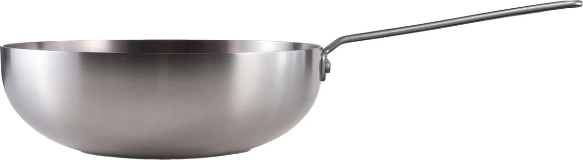 Skottsberg Wok Stainless Steel 28 Cm Roestvrijstaal 5 Skottsberg Wok Stainless Steel 28 Cm Roestvrijstaal - Afbeelding 5