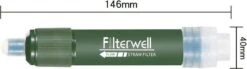 Merkloos Fllterwell Waterfilter - Survival - Zuiver & Schoon Drinkwater - Lichtgewicht - Water Filter - Outdoor - Hiking & Wandelen -Brita Verkoopwinkel 1200x337