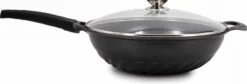 Cheffinger Wokpan Met Deksel - 32cm - Zwart - Pan - Keukenaccessoires 14 Cheffinger Wokpan Met Deksel - 32cm - Zwart - Pan - Keukenaccessoires -Brita Verkoopwinkel 1200x408 1