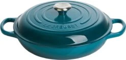 Le Creuset Braadpan Campagnard Signature Deep Teal - ø 30 Cm / 3.5 Liter