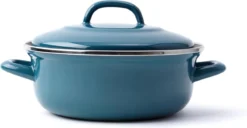 BK Fortalit Braadpan Ø 24 Cm - Blauw - Emaille - Inductie