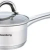 Klausberg 7131 - Steelpan Met Deksel - Sauspan - 12 Cm - 0.5 Liter