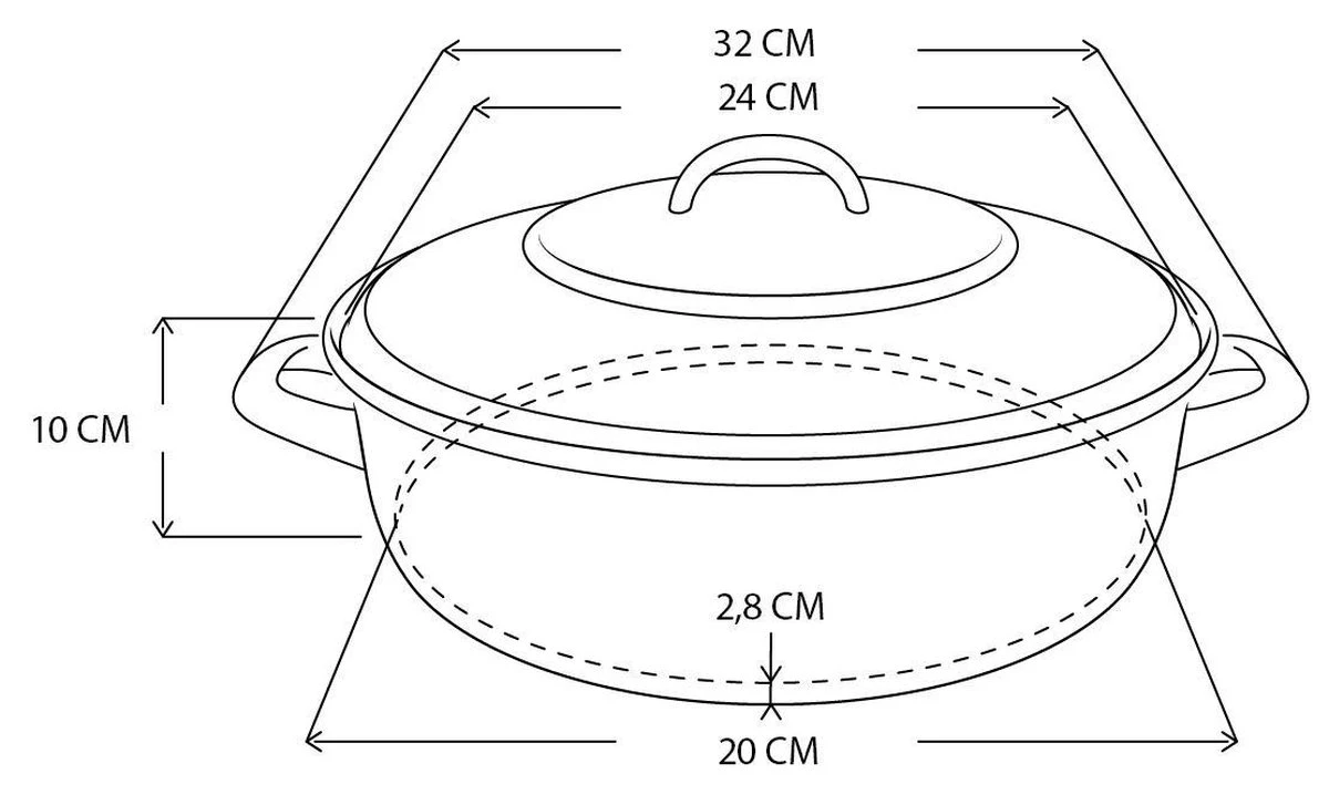 Royalty Line - Marble Soep/braadpan - Met Glazen Deksel Zwart - 24 CM. RL-BS24ML 7 Royalty Line - Marble Soep/braadpan - Met Glazen Deksel Zwart - 24 CM. RL-BS24ML - Afbeelding 7