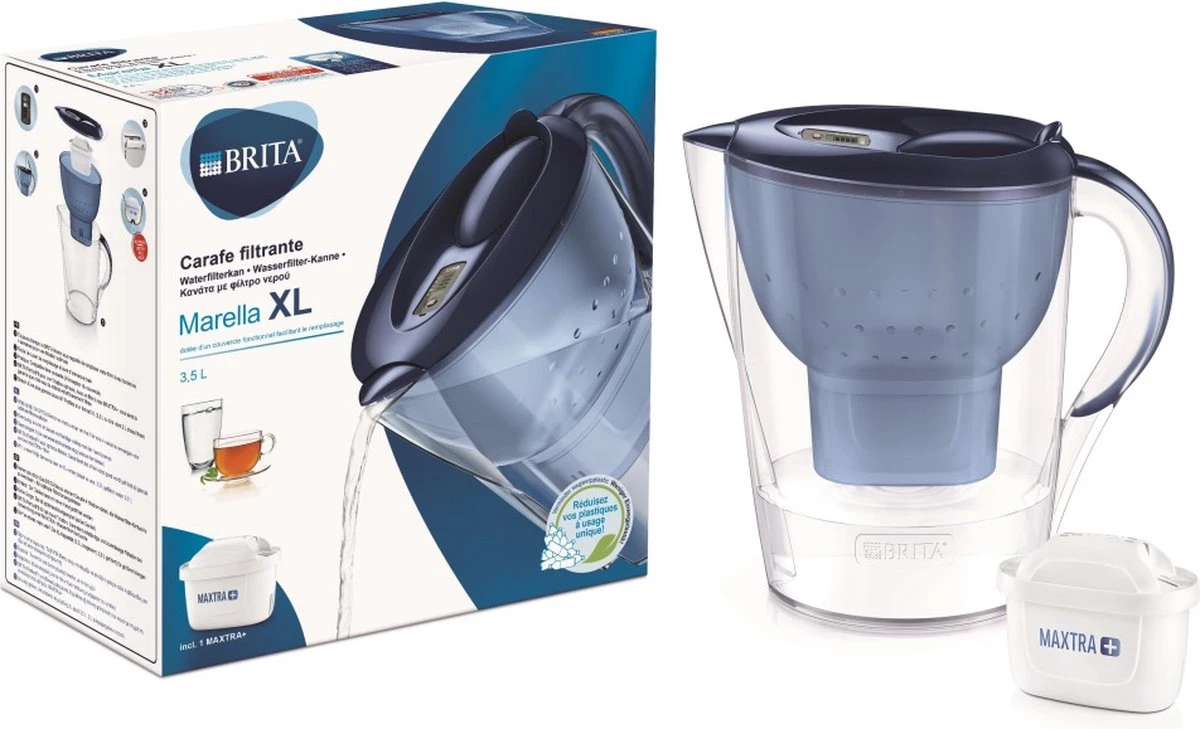 BRITA - Waterfilterkan Marella XL - Blauw - 3,5L 16 BRITA - Waterfilterkan Marella XL - Blauw - 3,5L - Afbeelding 16