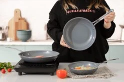 Swiss Pro+ - Koekenpannenset - 3 Delig - Keramisch - Inductie - Milieuvriendelijk - PFAS - PFOA Vrij - Sapphire Green -Brita Verkoopwinkel 1200x799 8