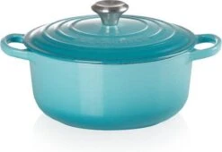 Le Creuset Braadpan Signature Caribbean Blue - ø 20 Cm / 2.4 Liter -Brita Verkoopwinkel 1200x825 1