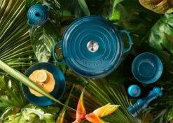 Le Creuset Braadpan Campagnard Signature Deep Teal - ø 30 Cm / 3.5 Liter -Brita Verkoopwinkel 1200x853 1