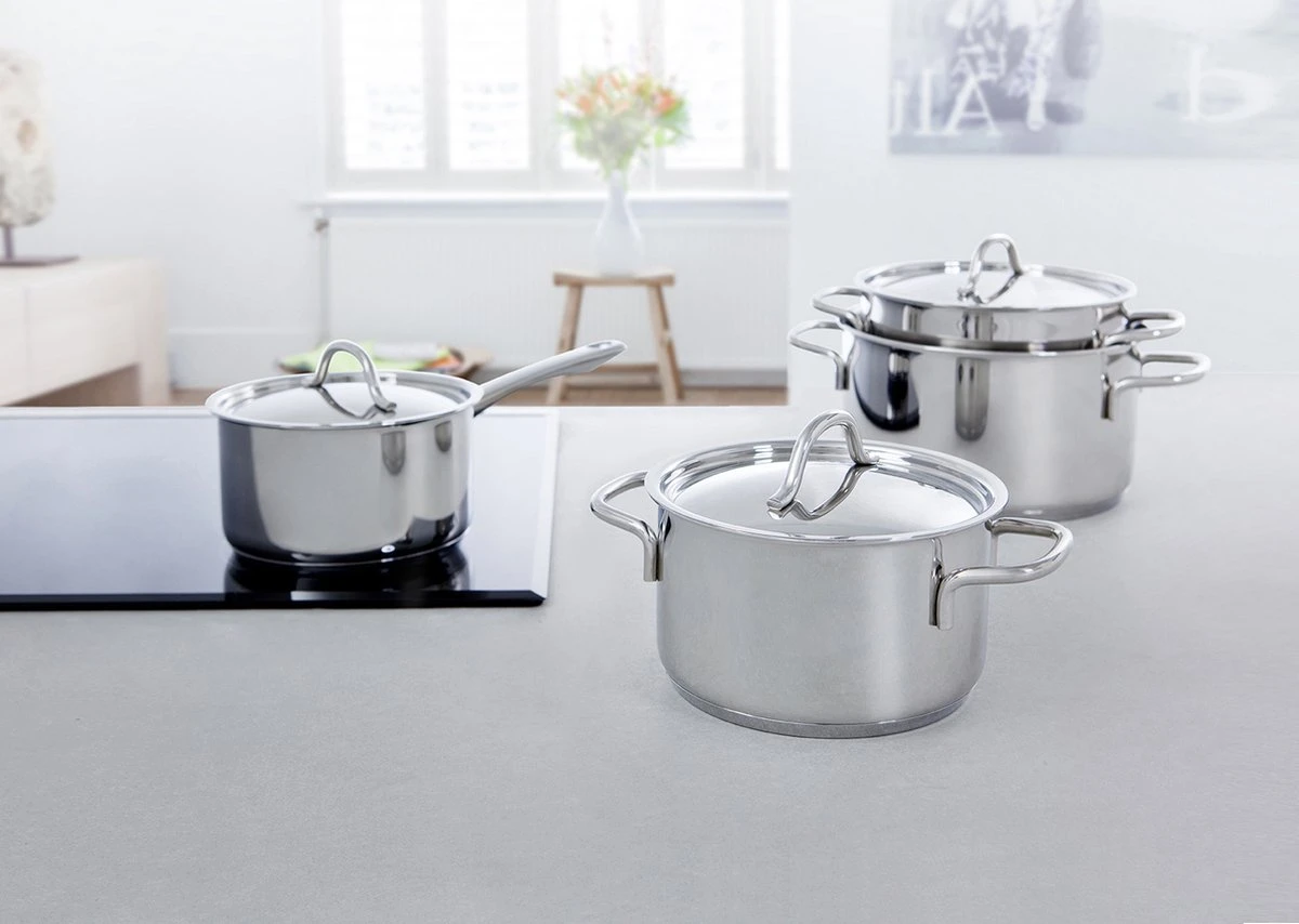 BK Profiline Steelpan Ø 14 Cm - RVS - Inductie 2 BK Profiline Steelpan Ø 14 Cm - RVS - Inductie - Afbeelding 2