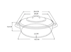 BK Fortalit Braadpan Ø 24 Cm / 2,5L - Emaille - Inductie -Brita Verkoopwinkel 1200x881 4