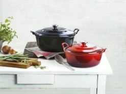 Le Creuset Braadpan Faitout Tradition Kersenrood - ø 24 Cm / 3 Liter 15 Le Creuset Braadpan Faitout Tradition Kersenrood - ø 24 Cm / 3 Liter -Brita Verkoopwinkel 1200x898 5